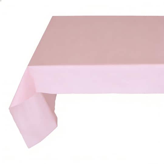 Michaels, 54" x 108" Solid Plastic Table Cover by Celebrate It™ – Category: Table Covers & Skirts